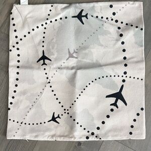 Airplane Patterned Cushion Cover